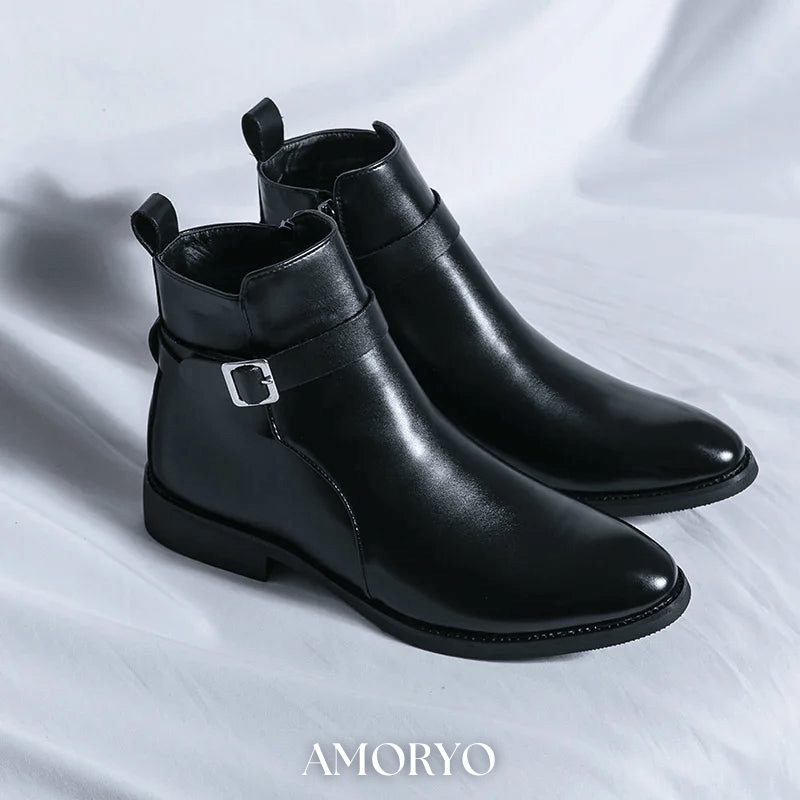 SERGIO ÄKTA LÄDER CHELSEA-BOOTS