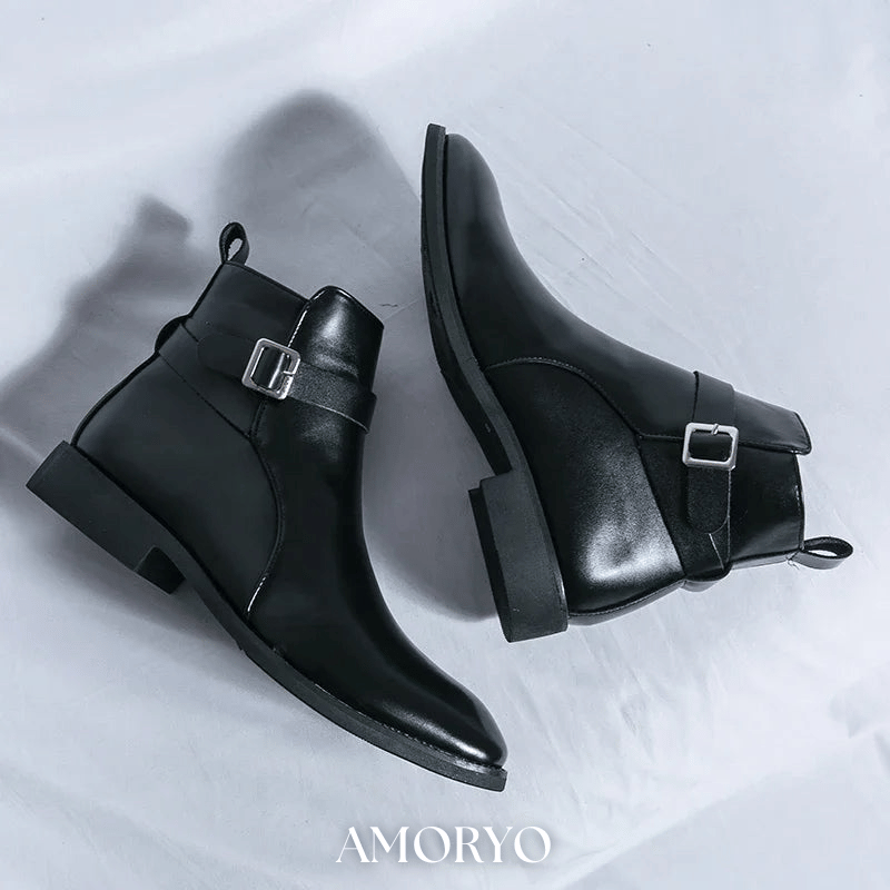 SERGIO ÄKTA LÄDER CHELSEA-BOOTS