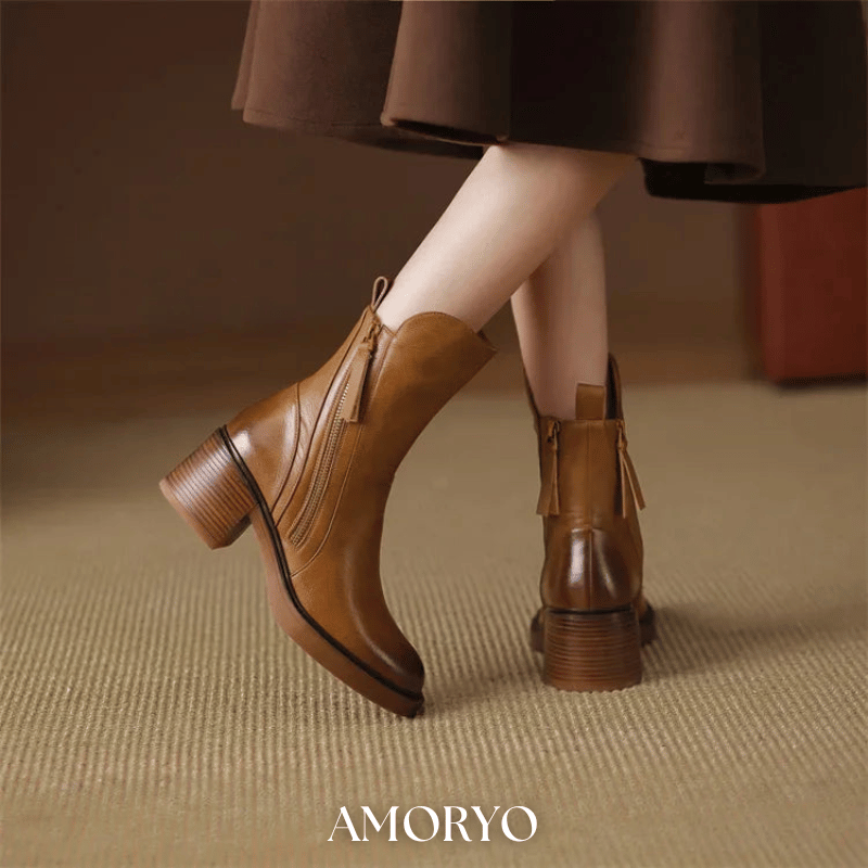 ASTRID LEDER BOOTS