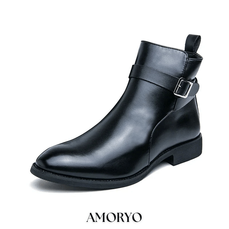 SERGIO ÄKTA LÄDER CHELSEA-BOOTS