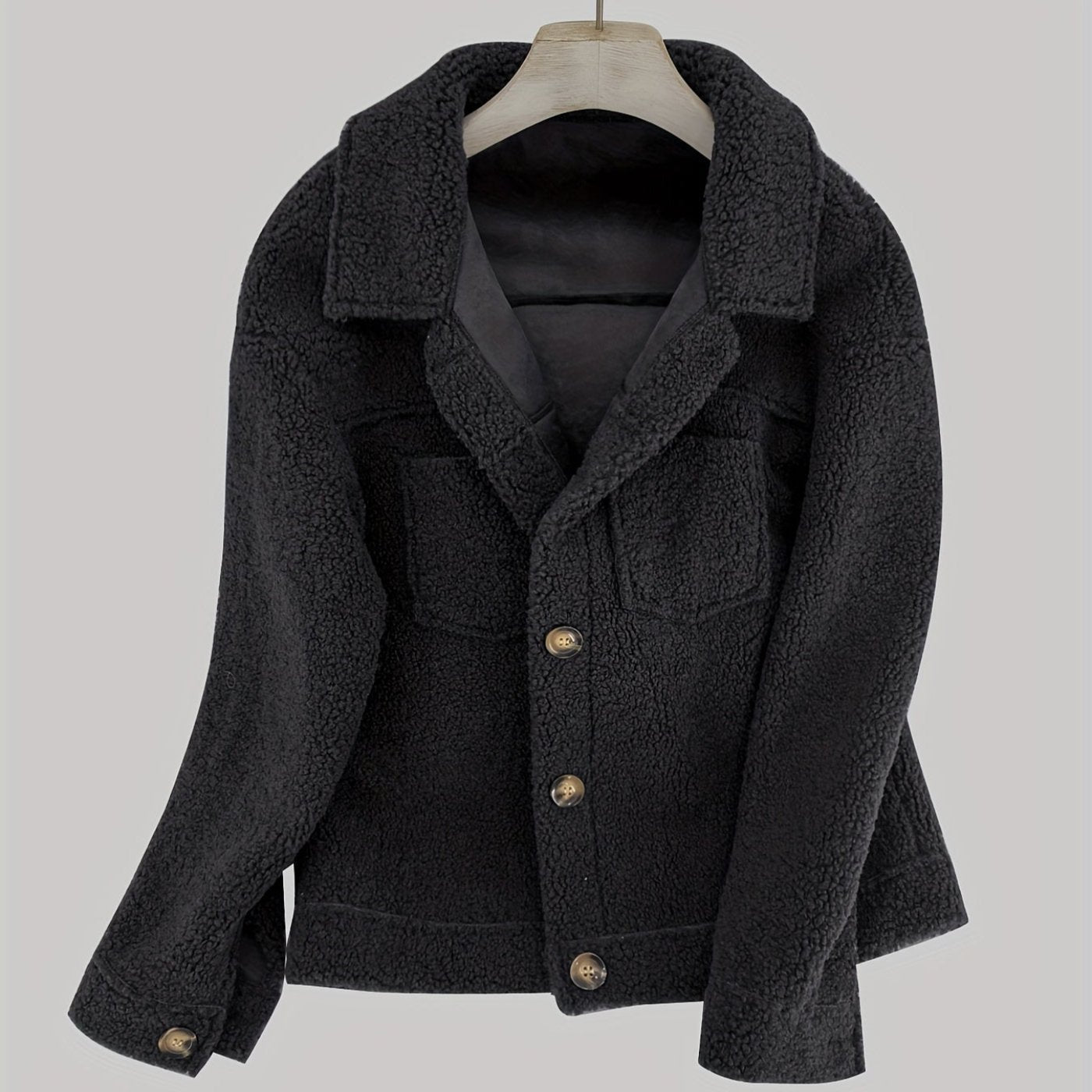 Dion™ - Short wool coat with lapels