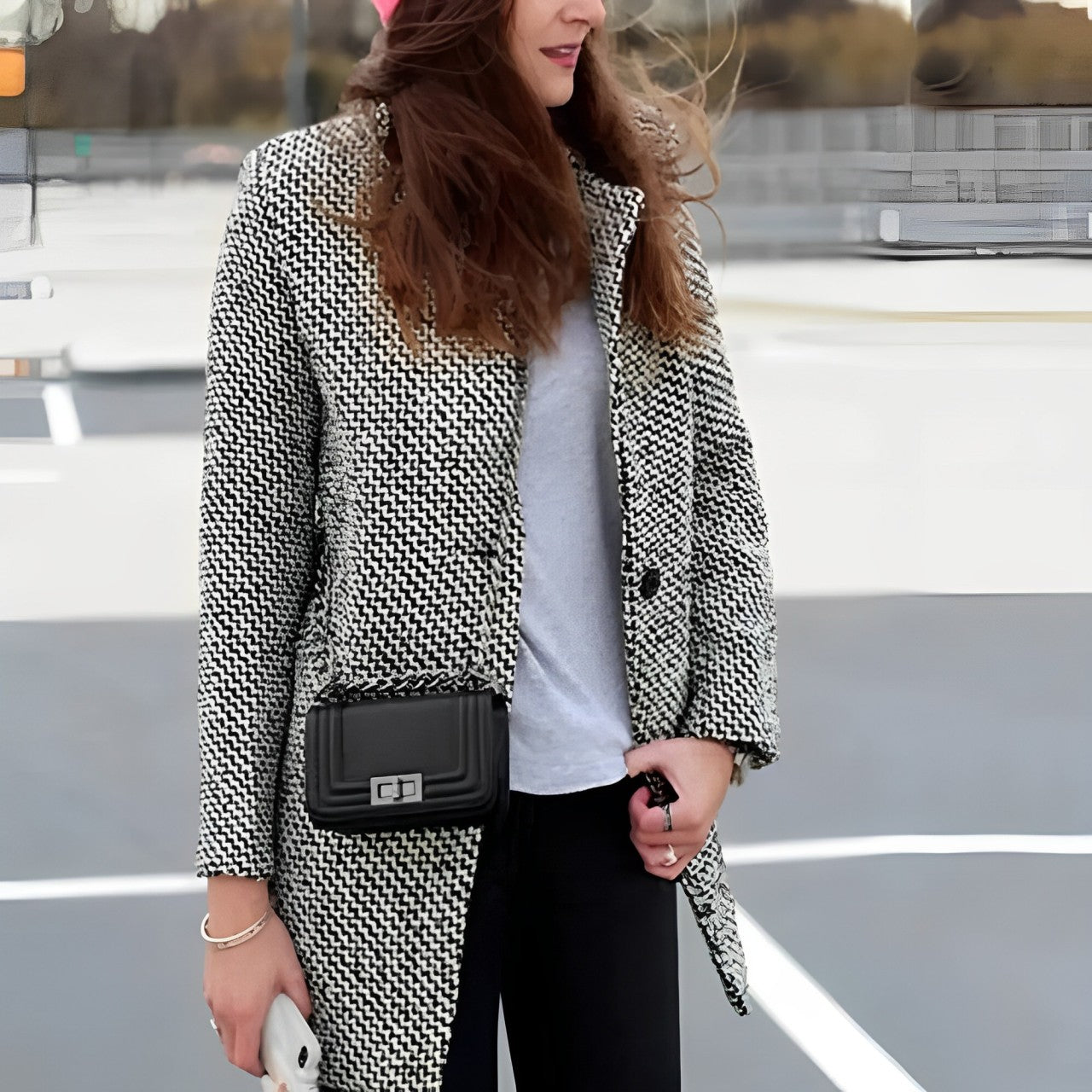 Cheska™ | Long coat Wool coat