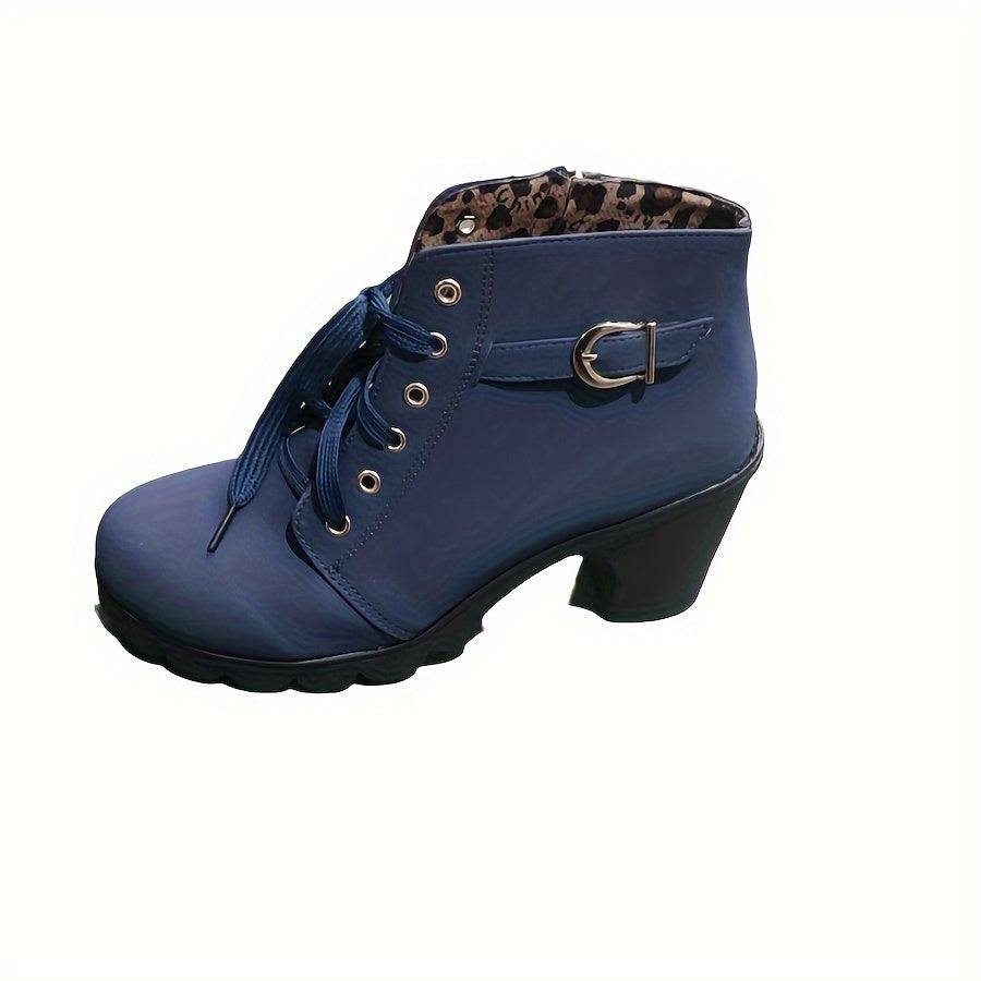 Amoryo™ | Short ankle boots with wide heel